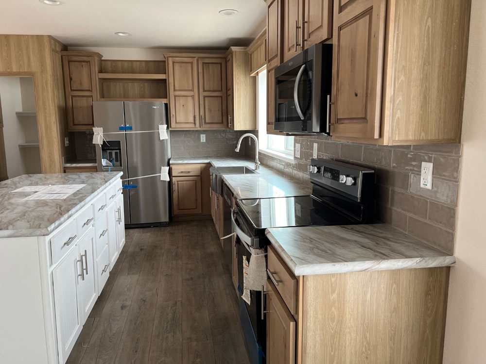 The Bruneau 28683N with amazing hidden pantry for extra storage