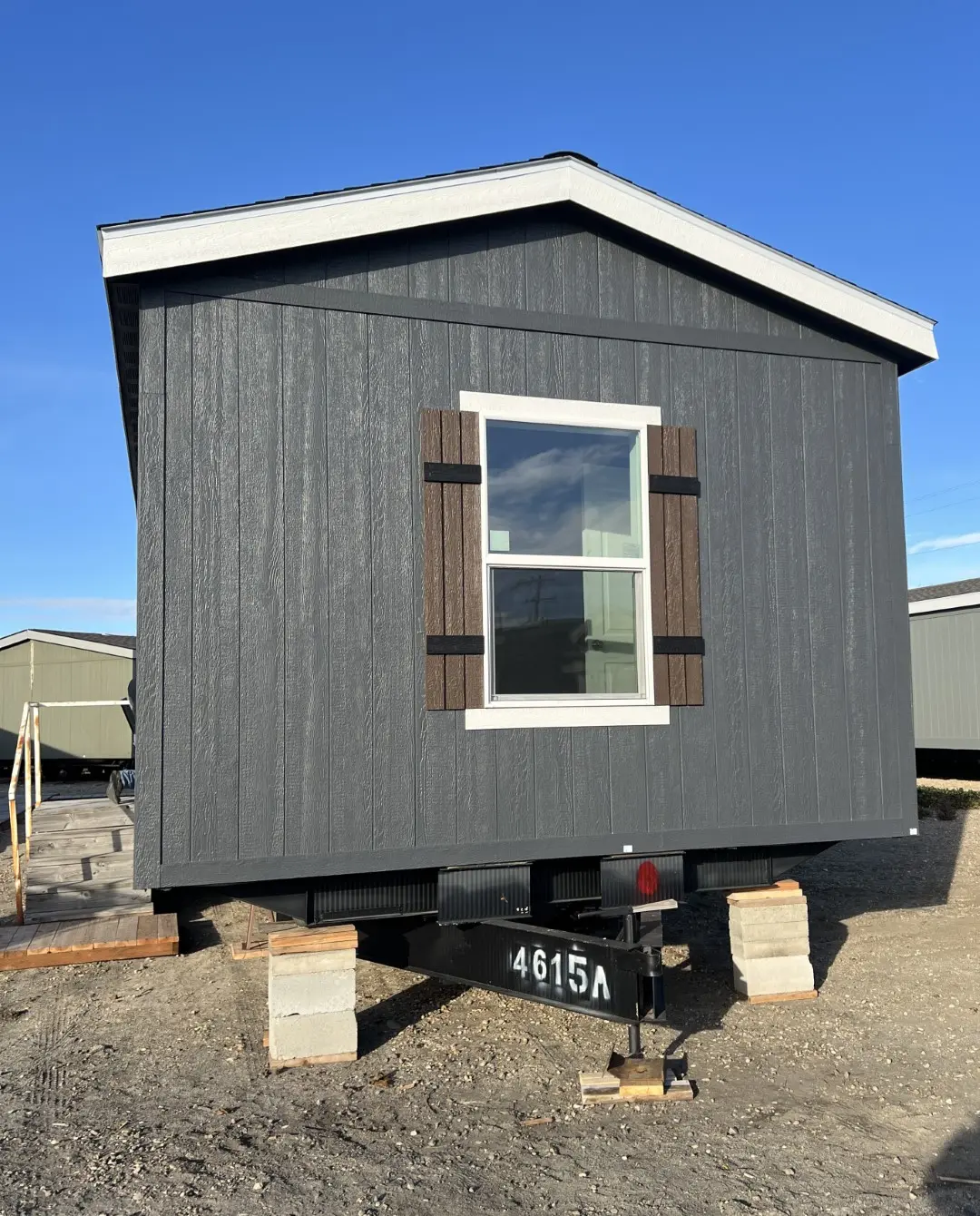 Champion Winchester Singlewide 1460H - Exterior with Shutters